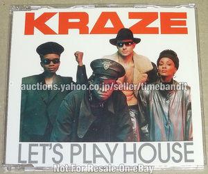 中古輸入CDS Kraze Let's Play House [Single 1989][6 Tracks][BCM 20270] D-Shake Yaaah Yeah サンプル元ネタ アカペラ含