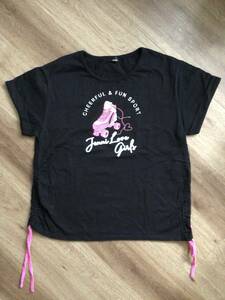 【JENNI】LOVE・ジェニィ・Tシャツ・USED・黒・160