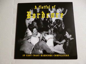 新品 VA / A Fistful of Hardcore (next step up,all out war,fury of five,neglect,edgewise,cleanser,arknam,etc.) nyhc 限定クリアー盤