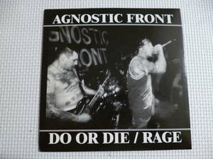 AGNOSTIC FRONT / DO OR DIE■'97年日本限定ブルーヴィニール７”ep nyhc ニューヨークハードコア madball sick of it all warzone 