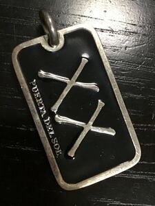 p L ta Delsol 20 anniversary limitation collaboration dog tag pendant SV950 * silver HISASHI