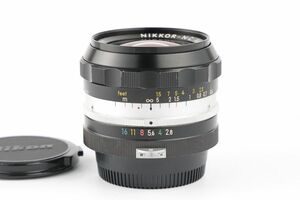 08112cmrk Nikon NIKKOR-N.C Auto 24mm F2.8 非Ai 単焦点 広角レンズ Fマウント