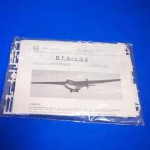 未開封 DFS 230 (滑空機) 1/72 飛行機 戦闘機 模型 プラモデル NUMA フーマモデル ヒューマ_画像1