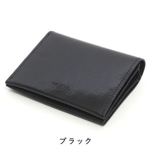 【新品・定価1.3万】valdie ヴァルディエ 二つ折り財布 本革 レザー VCAA-02 ブラック
