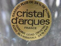 ■■【即決】CRISTAL D'AＲQUES クリスタルダルク ワイングラス ペア 未使用 箱入り_画像4