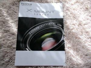 ^[ catalog ]FUJIFILM X MOUNT LENSES catalog camera body is not.