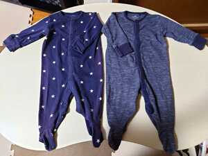 NEXT next long sleeve pair attaching rompers 2 pieces set body suit 3-6m 60 coverall pair attaching rompers 