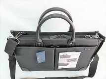 ブラック 新品 SAXON サクソン 人気 ビジネスバッグ 通勤鞄 40cm A4サイズ 収納可能 ポケット多 消臭効果 ブリーフケース 通勤バッグ_画像2