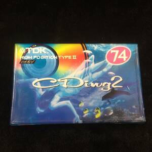 TDK テープCD2-74R [Cding2 ハイポジション用カセット 74分]未使用