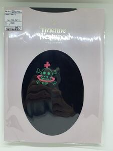 vivienne westwood ヴィヴィアンウエストウッド スカルORB タイツ ブラック 新品未使用品