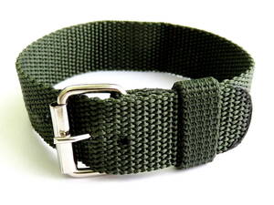  super-discount goods! military * Army * nylon strap * 1 pcs type * clock belt * Army green * army green * width 19mm