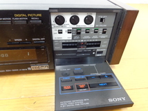 ★SONY　EDV-5000　ED ベータ・ビデオデッキ　リモコン付き　ジャンク★_画像8