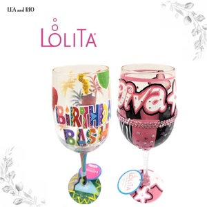 Lolita ロリータ Lo4 ワイングラス グラス トロピカル 可愛い 大人カワイイ クリスマス 誕生日 贈り物 プレゼント 母の日 ホワイトデー