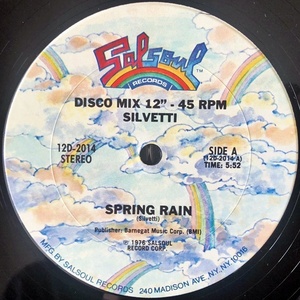 【Disco 12】Silvetti / Spring Rain