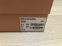 新品未使用 CONVERSE ADDICT / コンバースアディクト 21SS ONE STAR SANDAL SAND サイズ27cm / US8.5 ワンスター サンダル サンド_画像7
