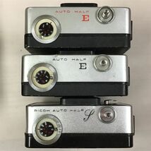 Ricoh 人気ハーフカメラ Auto Half S E SE2 他 レンジファインダー 5点セット まとめ ●ジャンク品 [3846TMC]_画像8