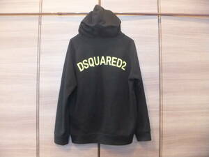 ★ DSQUARED2（ディースクエアード）　パーカー　スウェット　裏起毛　L　黒 ★