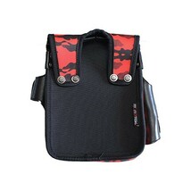 2段腰袋 PW-90 赤 ハーネス安全帯対応 軽量 丈夫 ウエストバッグ 工具袋_画像2