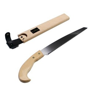 播州三木産 鞘入剪定鋸 210mm サヤ入り のこ 木鞘付 山林 果樹 枝打