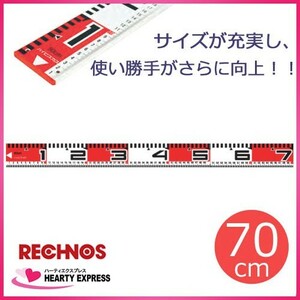 ハイビスカス ミリ目付ロッド 70cm 250-1127 アルミ 標尺