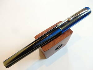 ◆【送料210円】英国製　Worcester Pen ブルーストライプ万年筆　ペン先：ドイツ　JOWO製 M