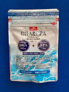 セイユー DHA & EPA サプリメント◆ サプリ 60粒（15日分） 機能性表示食品