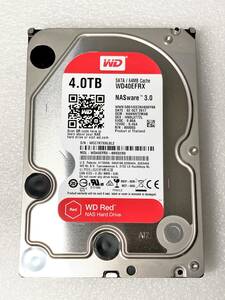 WD Red 4TB WD40EFRX 3.5インチ HDD SATA ハードディスク NAS 向け 高耐久 Nasware 3.0