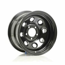 CRAGAR クレーガー15×8Ｊ　ブラック　2本ＳＥＴ　5×4.75　15インチ　アメ車　鉄チン　新品未使用　_画像1