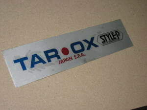 TAROX Italy. brake Manufacturers TAROX. aluminium emblem valuable goods 