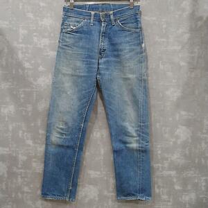 レア 60s 70s LEVIS BIGE 505 片耳 ビンテージ vintage ヴィンテージ LEVI'S 606 ダメージ有 黒カン イエローステッチ 501 519　W29