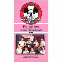 50％off！　ディズニー　ミッキーマウス・クラブVol.5　VHSビデオ　USA版　モノクロ　1950年代テレビシリーズ　シールド　新品_画像1