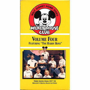 50％off！　ディズニー　ミッキーマウス・クラブVol.4　VHSビデオ　USA版　モノクロ　1950年代テレビシリーズ　シールド　新品