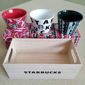 *STARBUCKS COFFEE* Starbucks Mini cup *3 -цветный набор * Рождество * старт ba* Novelty * Hori te-2021* не продается 