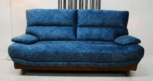  fixed amount * outlet * unused * free shipping * luxury modern * high bag sofa * blue * bell bed style * fabric 