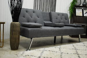  outlet * free shipping * unused * article limit * free shipping * fabric * table with function * new . style * sofa bed * gray 