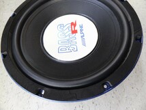 BASS R ALPINE　アルパイン　ウーファー　12インチ　30㎝　ブラック　本体のみ　中古品_画像3