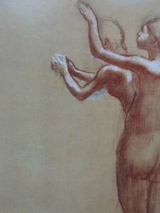 Art hand Auction Edgar Degas, ÉTUDE DE NU, Édition outre-mer, extrêmement rare, raisonné, Neuf avec cadre, Peinture, Peinture à l'huile, Portraits