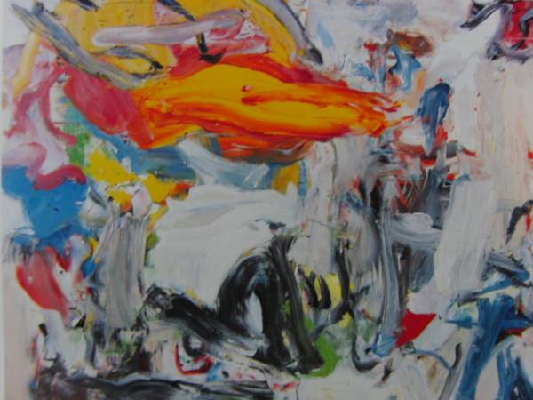 Willem de kooning, UNTITLED, 超希少画集画, 新品額装, 絵画, 油彩, 自然, 風景画