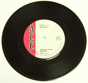 45rpm/ SLIPPING & SLIDING SOMETIMES - LINK DAVIS -ALLONS A LAFAYETTE/ 50's,ロカビリー,カントリー,ACE RECORDS,ヒルビリー,1957,CAJUN