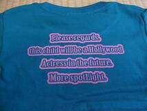 【新品】オリジナルメッセージTシャツ(ハリウッドスター)　１００ｃｍ　アップルグリーン×ピンク　お祝い・プレゼント_画像3