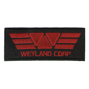 Alien 3 way Land company ( red ) embroidery badge 