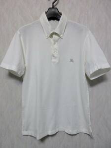  Burberry рубашка-поло с коротким рукавом off белый M.1906