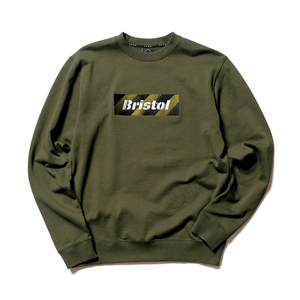 F.C.R.B. BOX LOGO CREWNECK SWEAT : /SOPHNET. ソフネットF.C.Real Bristol KAHAKIサイズ希少緑M 