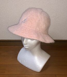  new goods KANGOL Furgora Casual Dusty Rose K3017ST S Kangol Fargo la casual bucket hat pink Anne gola fur bucket 