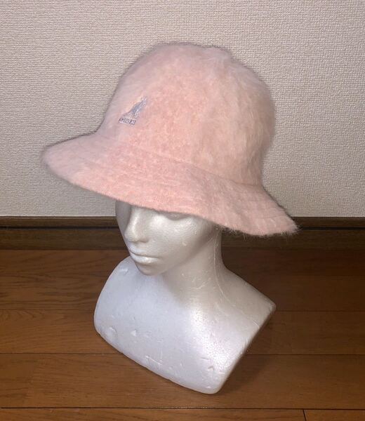 新品 KANGOL Furgora Casual Dusty Rose K3017ST S カンゴール ファーゴラ カジュアル バケットハット ピンク アンゴラ ファー バケット