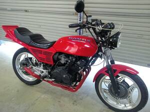 CBX400F エンジン始動動画あり！タイヤ前後新品　車検切れですがナンバー付き　注意※盗難の恐れがあるため現車確認はできません！