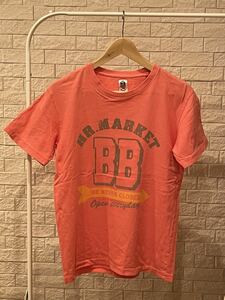 HOLLYWOOD RANCH MARKET 半袖Tシャツ 1サイズ ピンク 日本製 ハリウッドランチマーケットMADE IN JAPAN