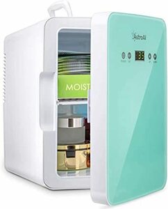 グリーン グリーン AstroAI 冷蔵庫 小型 ミニ冷蔵庫 小型冷蔵庫 冷温庫 2℃~60℃温度調整可能 6L 化粧品 小型で