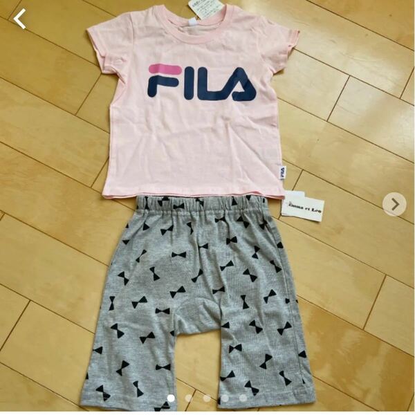 FILA Tシャツと後ろフリル半パンツ　新品