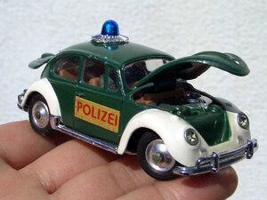 0t1960S VOLKSWAGEN 1200 SALOON BEETLE POLICE Type1 CORGY TOYS GT.BRTAIN ENGLAND Volkswagen Beetle Police Corgi *
